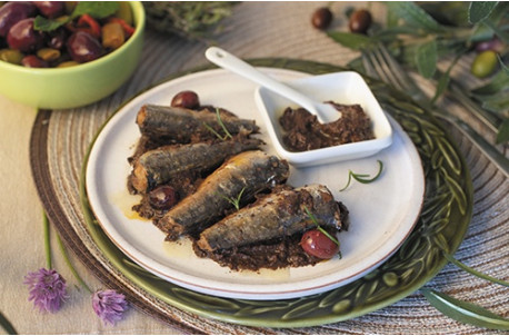 Sardines à la tapenade d'olives noires