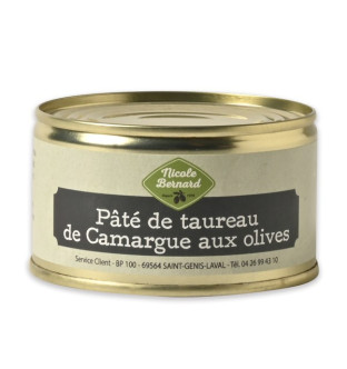 Lot de 2 pâtés de taureau de Camargue aux olives