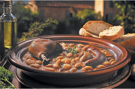 Cassolade au confit de canard à la provençale